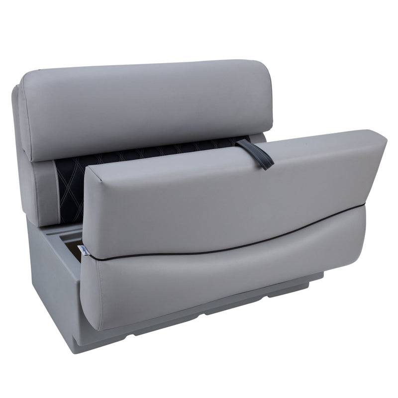 DeckMate Luxury Pontoon Bench Seat open front