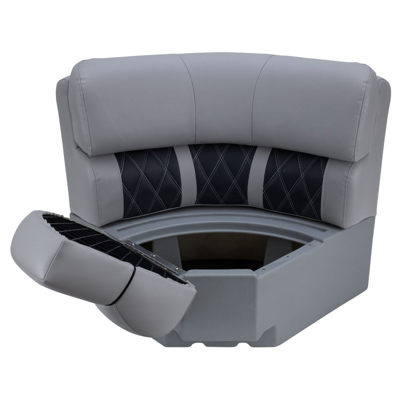 DeckMate Luxury Radius Corner Seat face open