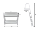 4 Step Pontoon Boat Ladders (Large Handrails & Steps)