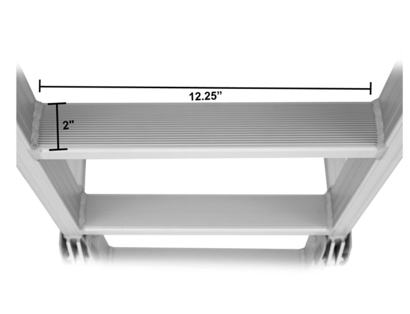 Folding Pontoon Boat Ladders (Heavy Duty Folding Ladder)