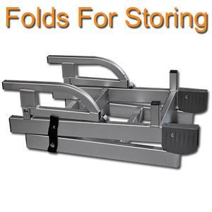 Pontoon ladder folds for storage