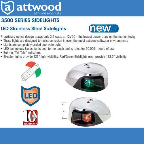attwood led navigation lights