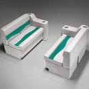 Ivory & Teal Pontoon Boat Furniture