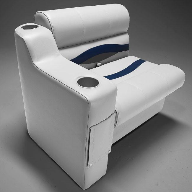 Right side pontoon boat seat arm rest