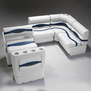 Gray, Blue & Charcoal Pontoon Boat Seats