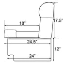 Pontoon Boat Seats (CRG73)
