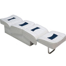 Boat Lounge Seat Extends From One Side.