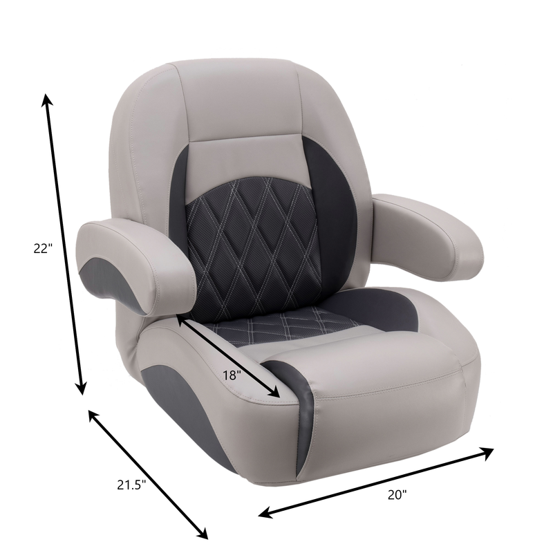 Luxury Low Back Helm Chair