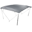 Gray Pontoon Boat Bimini Tops