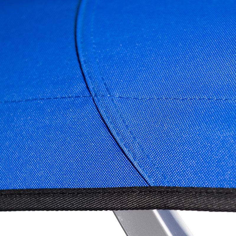 Polyester bimini top fabric with black edge