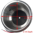 stainless steel led pontoon cup holder