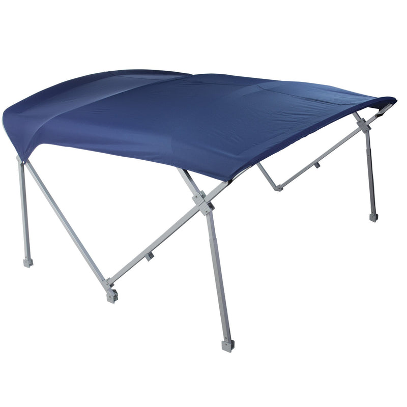 Navy blue heavy duty pontoon bimini tops 8'6 W x 10' L