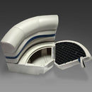 30" bow radius corner seat