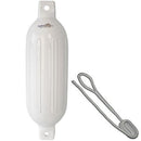 Pontoon boat fender bumpers with line