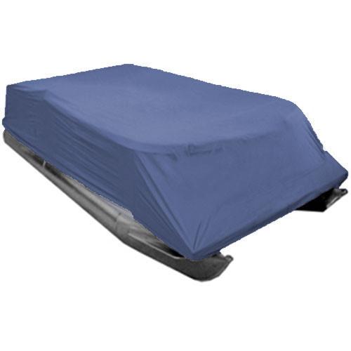 Premium navy blue acrylic pontoon covers