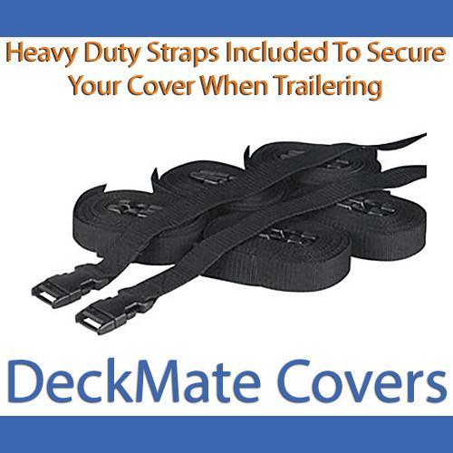 26' - 28' Gray Pontoon Boat Covers