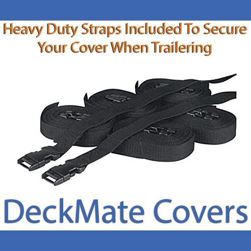 Pontoon covers come with plenty of straps