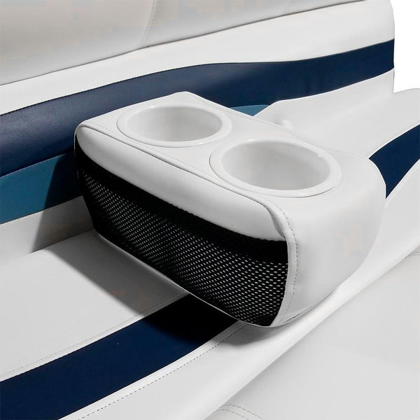 6-Pack White Plastic Cup Holders With Drain Hole For Boat, Marine, RV & Pontoon 9 thumbnail image