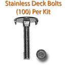 DeckMate 24oz Pontoon Boat Carpet Kit stainless deck bolts