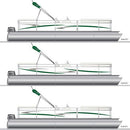 Dark Green & Smoke Gray Pontoon Boat Graphics and Decals