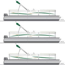 Dark Green & Tan Pontoon Boat Graphics and Decals