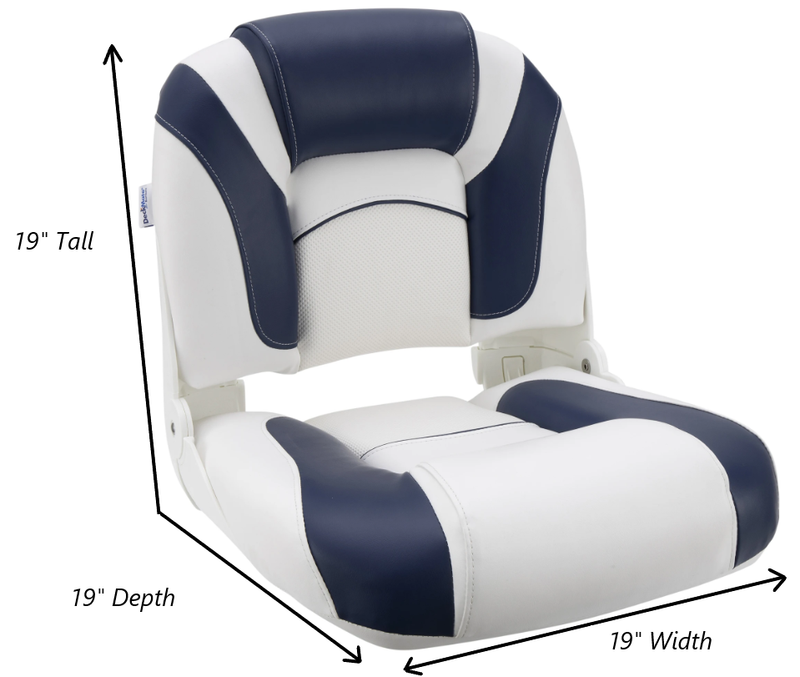 Pro Angler Low Back Folding Boat Seats