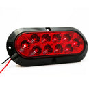 6" Red Oval Pontoon Trailer Light
