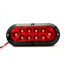6" Red Oval Pontoon Trailer Light