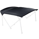 Black Replacement Pontoon Bimini Top Fabric