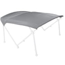 Gray replacement pontoon bimini top canopy
