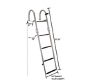 Stern Entry Pontoon Ladder (Stainless Steel)