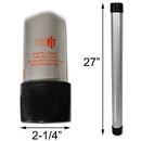 2-1/4" table leg fits into this table mount