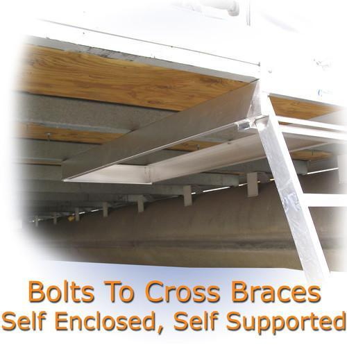 under deck pontoon ladders